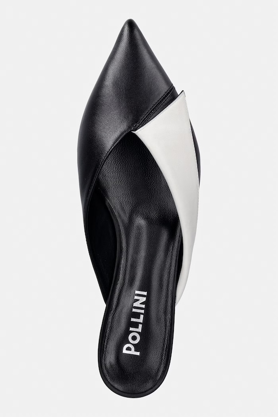 Kožené pantofle Pollini černá SA11061C1OTE100A