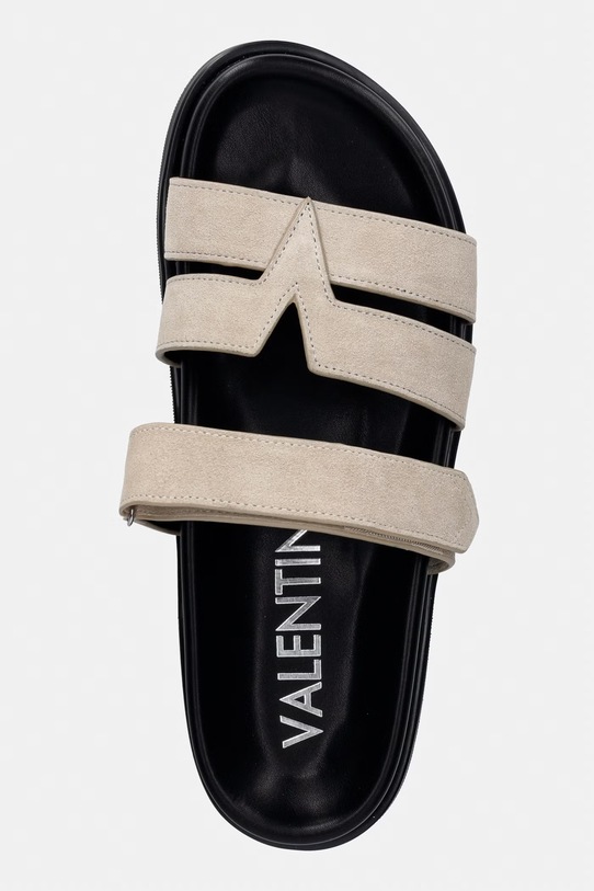 Valentino natikače ženske od brušene kože RESORT bež 91R3101CAM.040