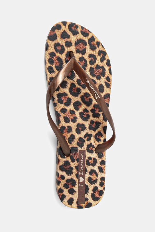 Ipanema japonki damskie ANIMAL PRINT brązowy 83846.BP653