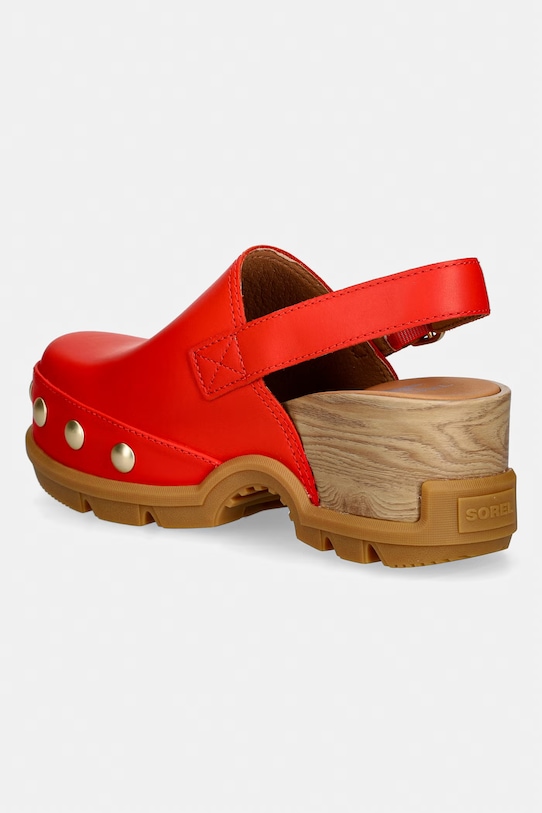 Boty Sorel pantofle dámské kožené ROAM CLOG RVT 2113151637 oranžová