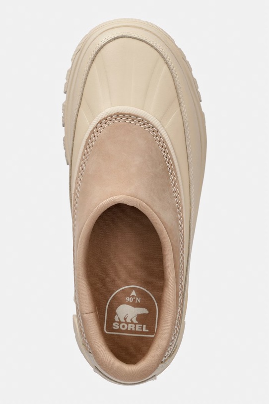 Sorel buty skórzane DAYSTORM CLOG beżowy 2164811262