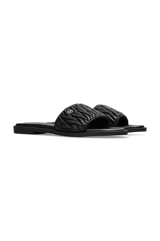 Mexx klapki na płaskim obcasie damskie TULLA ZUMO Sandal MI001604461W czarny SS26