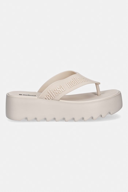 Melissa japonki damskie M LOVER THONG PLATFORM AD M37914.BV583 beżowy SS26