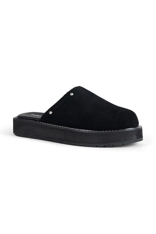Emu Australia klapki mules damskie zamszowe Maroo W13285.BLAK czarny SS26