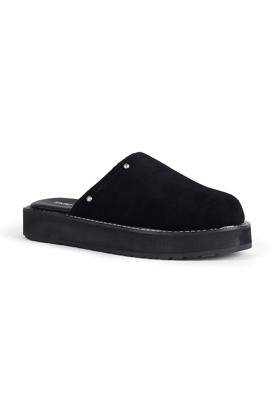 Emu Australia klapki mules damskie zamszowe Maroo W13285.BLAK czarny SS26