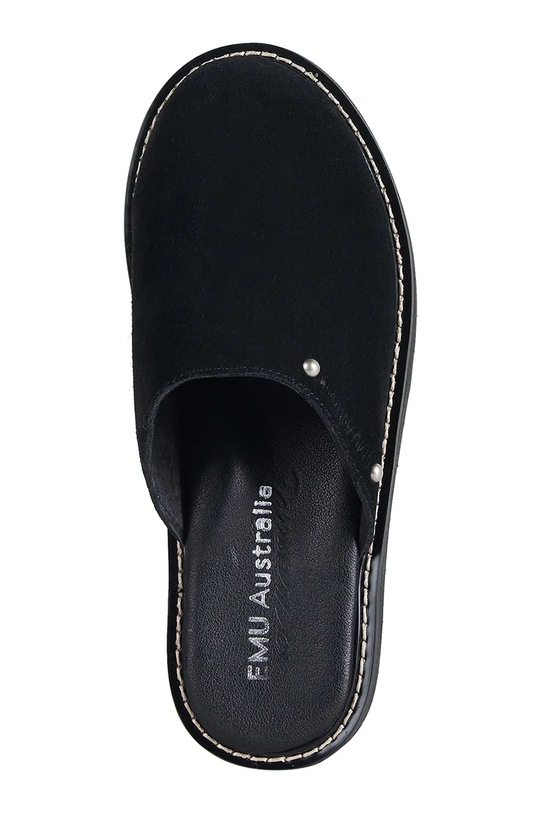 Emu Australia klapki mules damskie zamszowe Maroo W13285.BLAK czarny