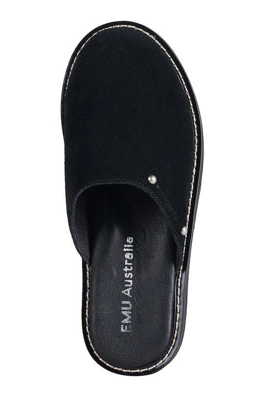 Emu Australia klapki mules damskie zamszowe Maroo W13285.BLAK czarny