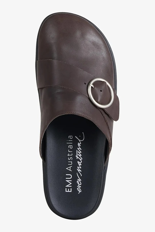 Emu Australia klapki mules damskie skórzane Amber 2.0 W13307.ESPR brązowy