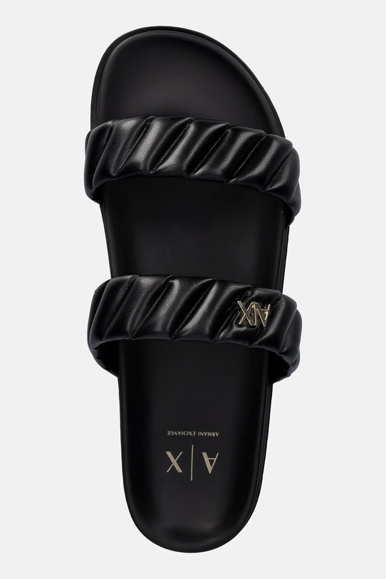 Armani Exchange šľapky dámske čierna XW002574.AF22799.UC001