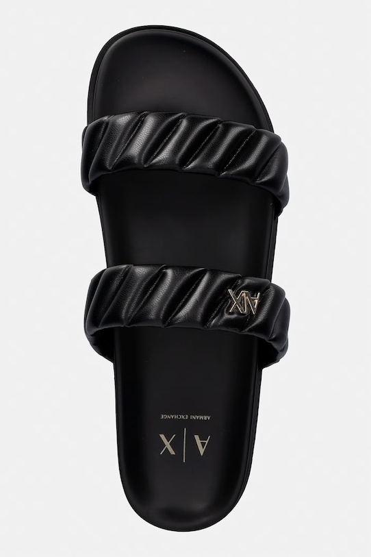 Armani Exchange šľapky dámske čierna XW002574.AF22799.UC001
