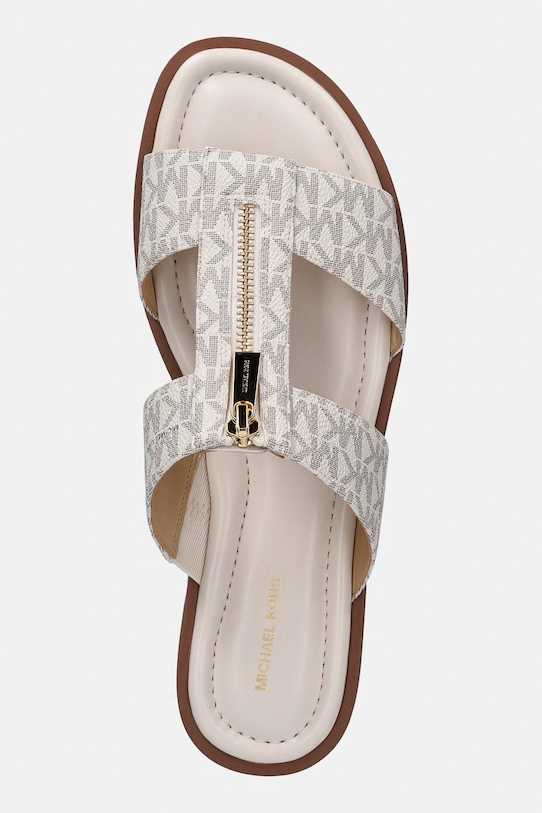 MICHAEL Michael Kors natikače ženske Berkley Flat Sandal bež 40S6BRFS1B.150