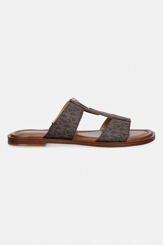 MICHAEL Michael Kors Σαγιονάρες Γυναικεία Berkley Flat Sandal 40S6BRFS1B.200 καφέ SS26