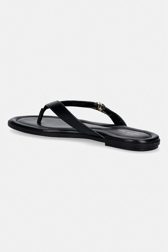 Obuv MICHAEL Michael Kors žabky dámske kožené Erin Thong Sandal 40S6ERFS1L.001 čierna