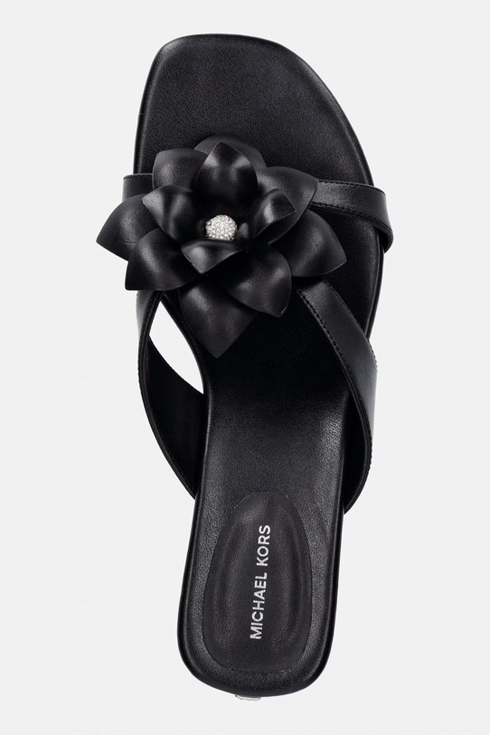 MICHAEL Michael Kors japonki damskie skórzane Jacie Kitten Sandal czarny 40S6JCMS3L.001