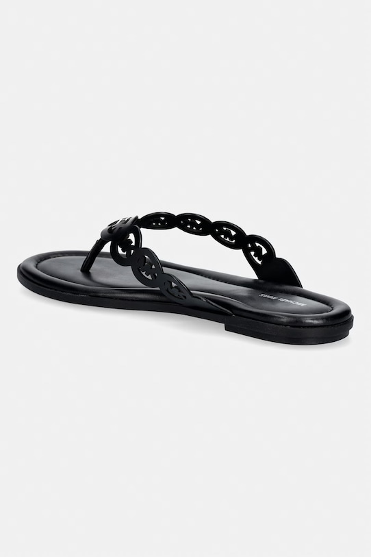Obuwie MICHAEL Michael Kors japonki damskie skórzane Janie Thong Sandal 40S6JNFS1L.001 czarny