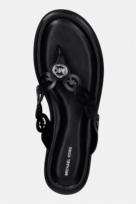 MICHAEL Michael Kors japonki damskie skórzane Janie Thong Sandal czarny 40S6JNFS1L.001