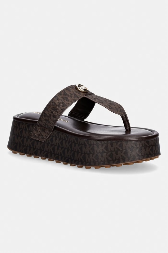 MICHAEL Michael Kors žabky dámske Koya Flip Flop hnedá 40R6KOFA2B.200
