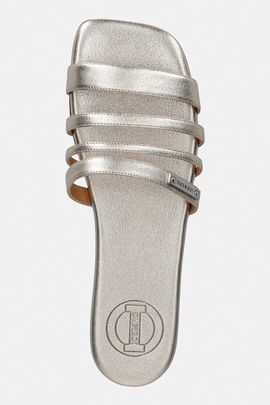 Iceberg klapki damskie skórzane Hela złoty ID237002