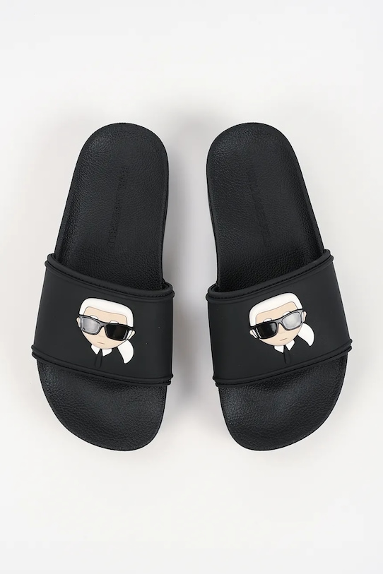 Karl Lagerfeld pantofle dámské Kondo Maxi Ii černá KL80805C.V00