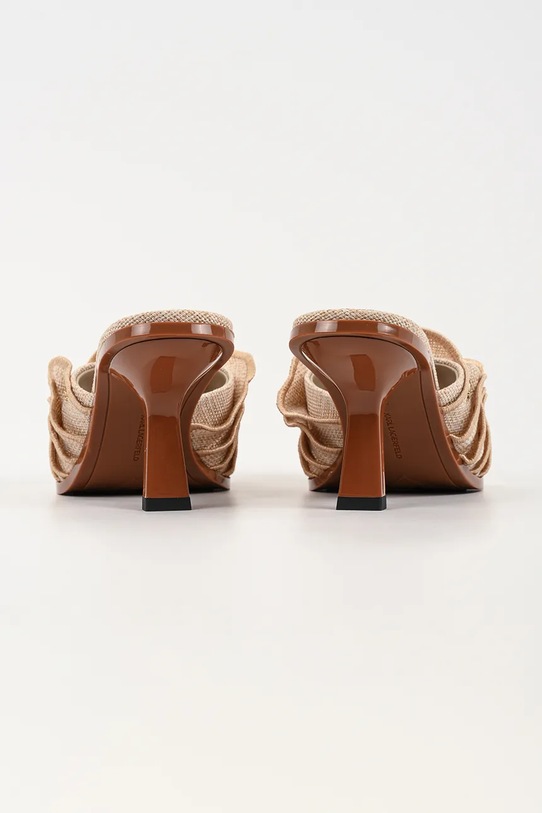 Παπούτσια Παντόφλες Karl Lagerfeld Karmel KL33604.TNT μπεζ