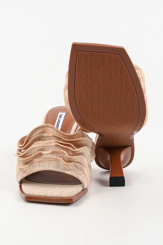 Παντόφλες Karl Lagerfeld Karmel KL33604.TNT μπεζ
