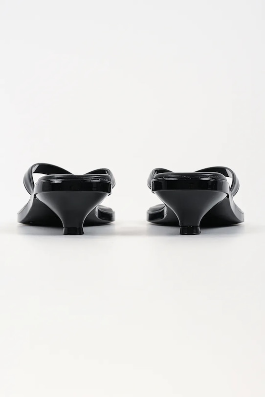 Obuwie Karl Lagerfeld japonki damskie Jelly Heel KL83006.V00 czarny