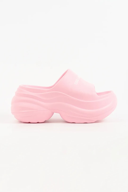 Karl Lagerfeld klapki na platformie damskie Kontour Slide różowy KL88900A.VLP
