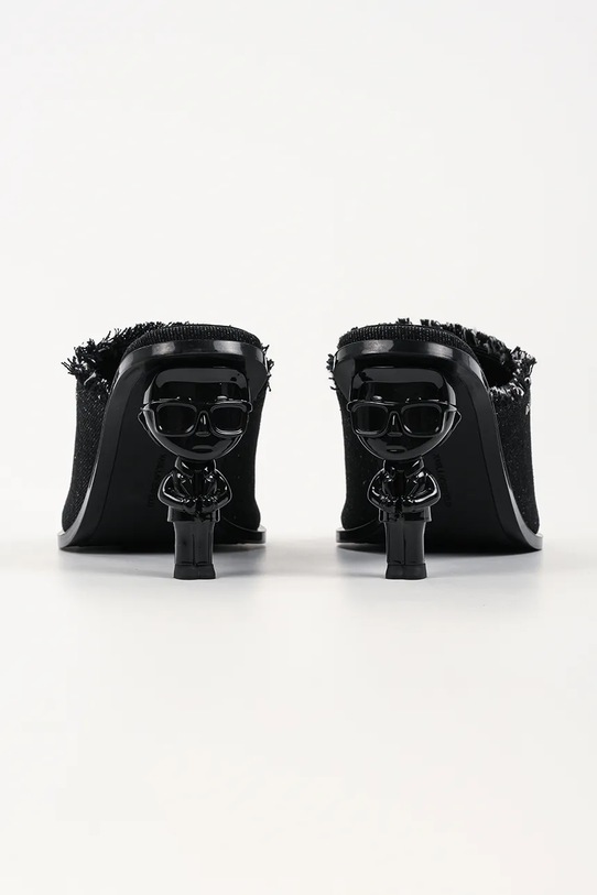 Obuwie Karl Lagerfeld klapki mules damskie Karl Nft Heel KL39106D.D00 czarny