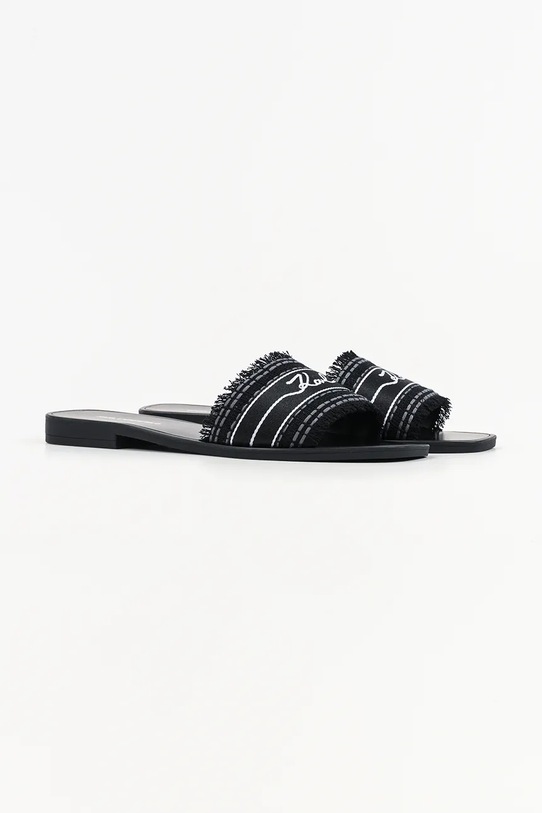 Karl Lagerfeld klapki mules damskie Skoot Iii KL80411C.B00 czarny SS26