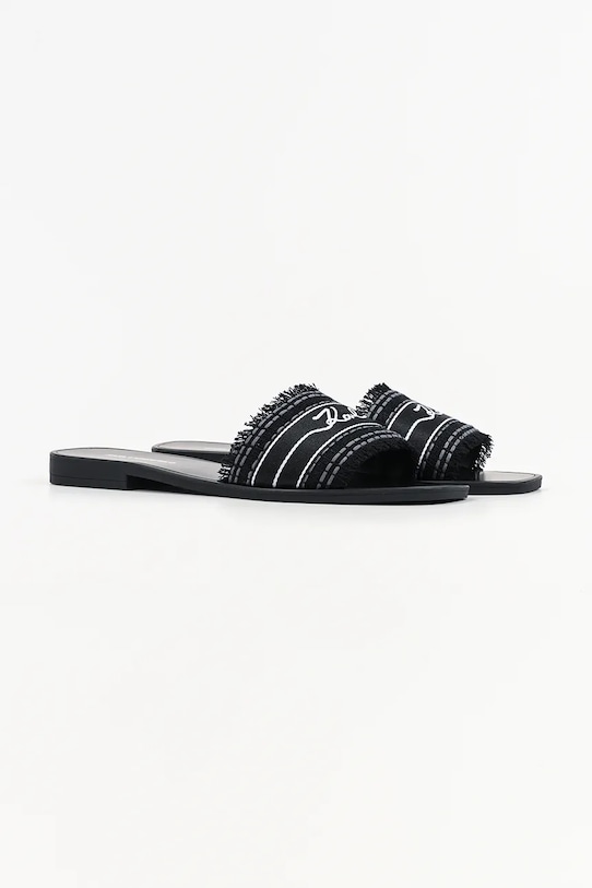 Karl Lagerfeld klapki mules damskie Skoot Iii KL80411C.B00 czarny SS26