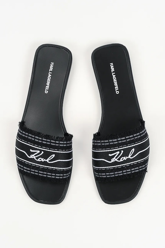 Karl Lagerfeld klapki mules damskie Skoot Iii czarny KL80411C.B00
