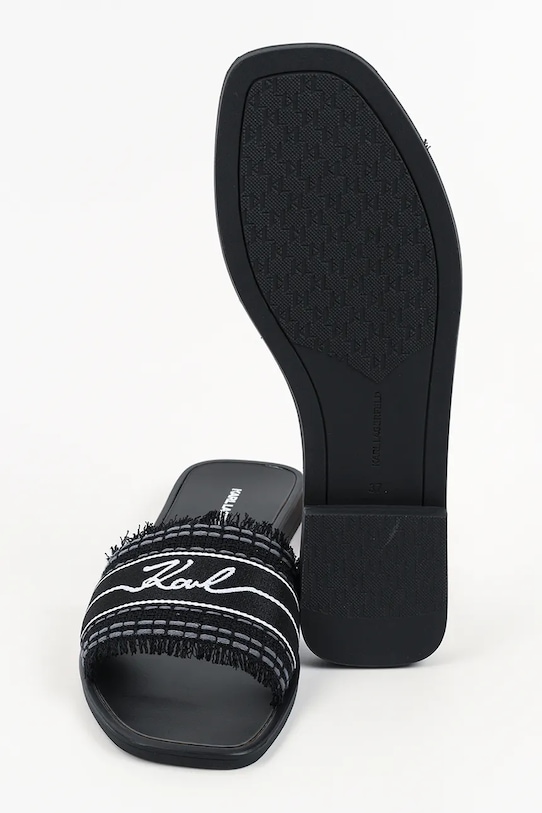 Karl Lagerfeld klapki mules damskie Skoot Iii KL80411C.B00 czarny