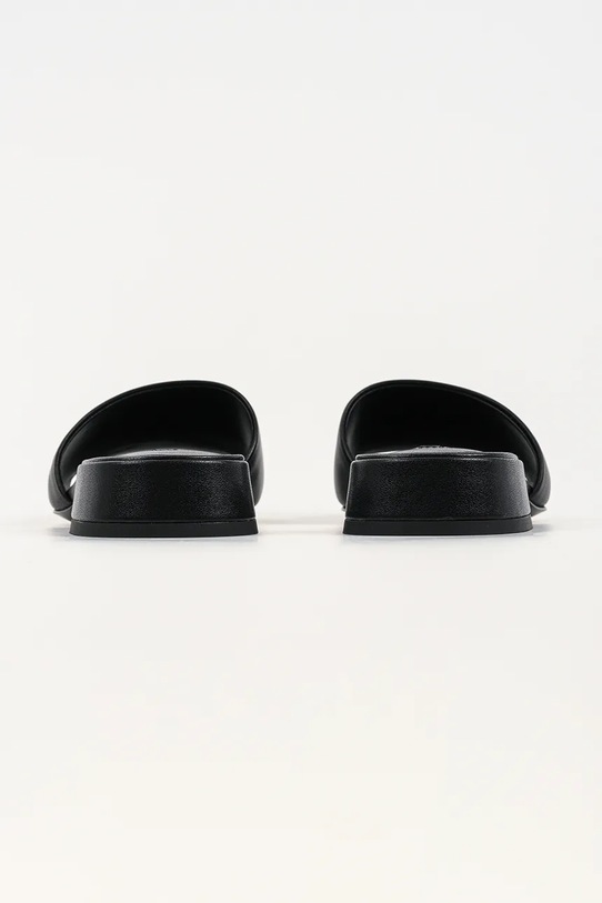 Παπούτσια Δερμάτινες παντόφλες Karl Lagerfeld Petalo Ii KL80700C.000 μαύρο