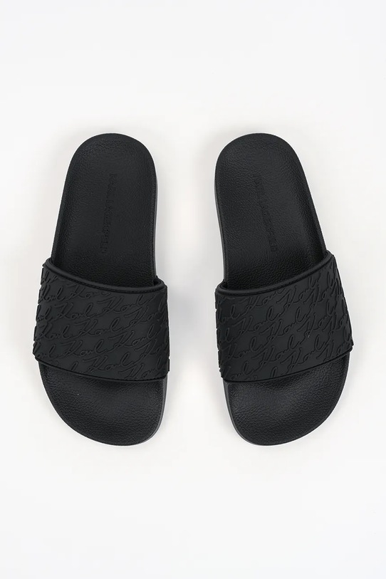 Karl Lagerfeld klapki damskie Kondo Ii czarny KL80903C.V00