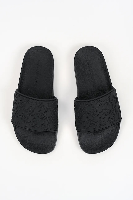 Karl Lagerfeld klapki damskie Kondo Ii czarny KL80903C.V00