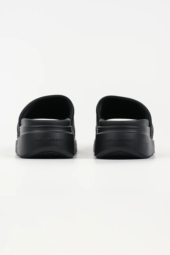 Obuwie Karl Lagerfeld klapki na platformie damskie Kondominium Ii KL88819C.V00 czarny