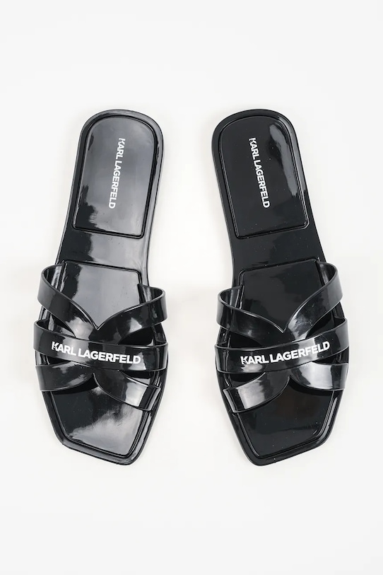 Παντόφλες Karl Lagerfeld Jelly Iv μαύρο KL80025S.V00