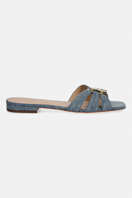 Lauren Ralph Lauren klapki damskie Blaike Slide 802P10545001.400 niebieski SS26
