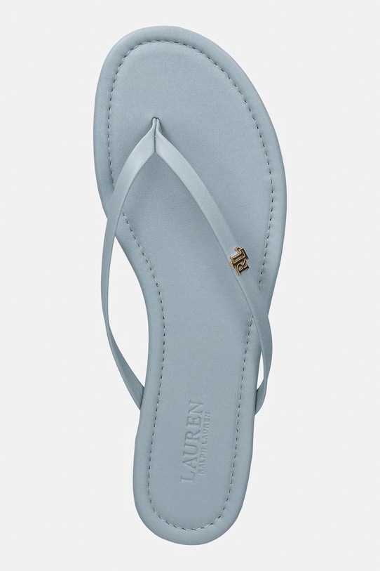 Lauren Ralph Lauren σαγιονάρες δίχαλο Γυναικείες δερμάτινες Raquel μπλε 802953931012.400