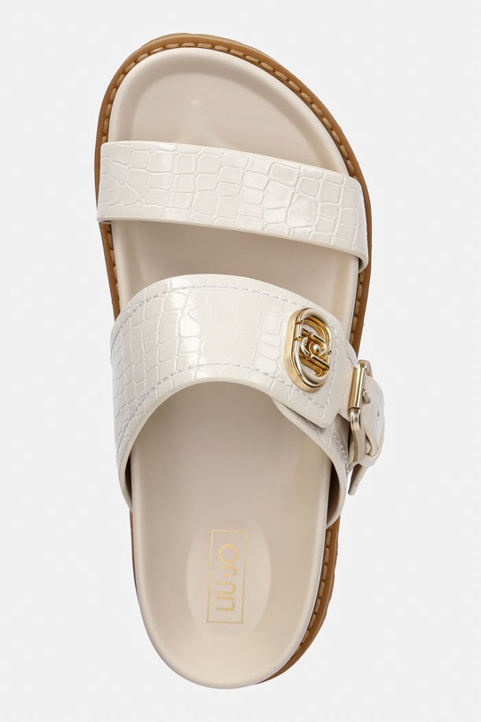 Liu Jo klapki damskie LIVIA 02 beżowy SA6109EX068S1400