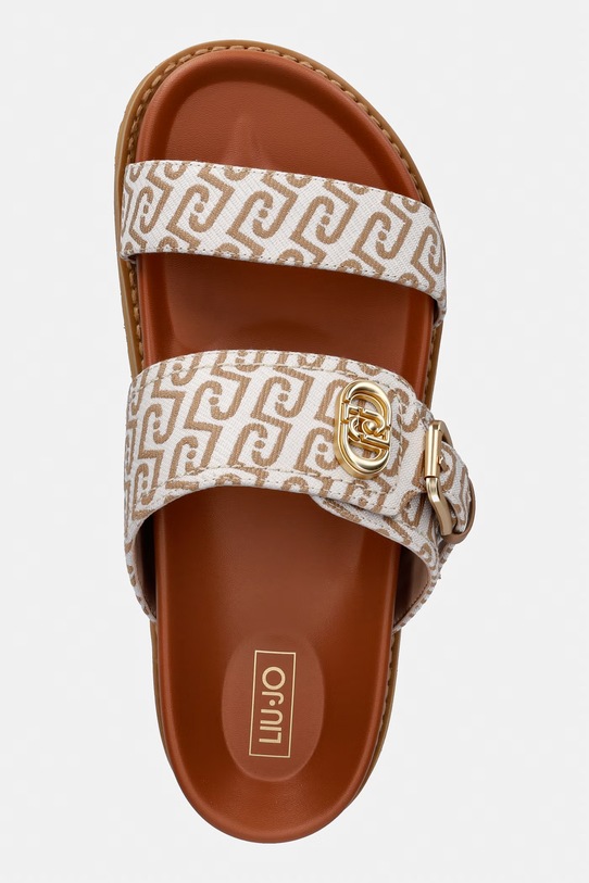 Liu Jo šľapky dámske LIVIA 02 hnedá SA6109TX439S4054