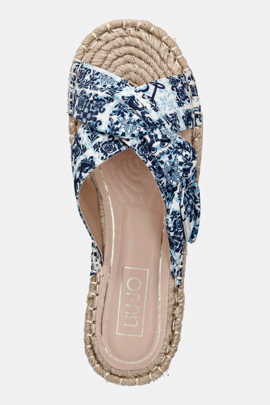 Liu Jo klapki damskie PAROS 03 niebieski SA6103TX133S4059