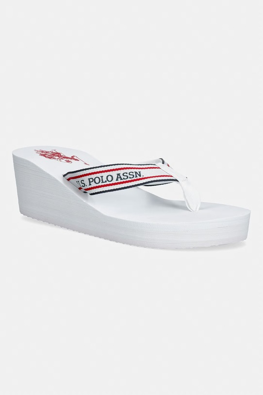 U.S. Polo Assn. σαγιονάρες δίχαλο Γυναικεία CHANY006B λευκό CHANY006W.6T3
