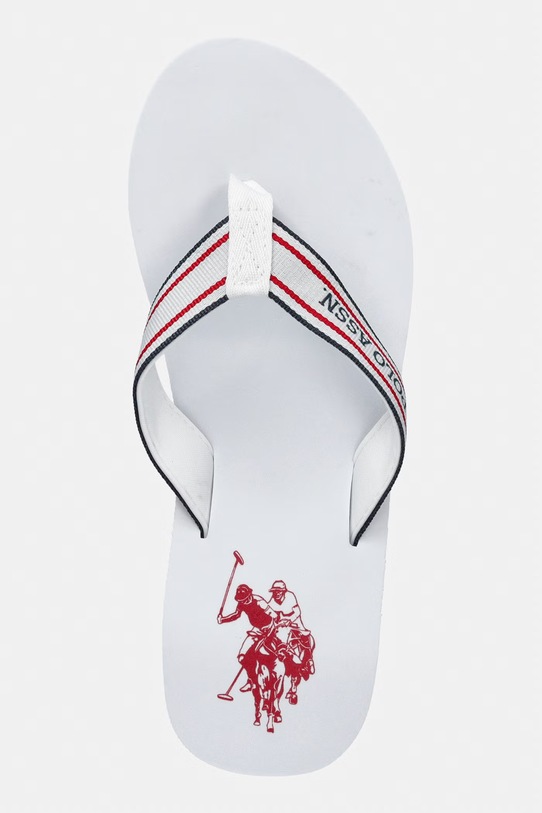 U.S. Polo Assn. σαγιονάρες δίχαλο Γυναικεία CHANY006B λευκό CHANY006W.6T3