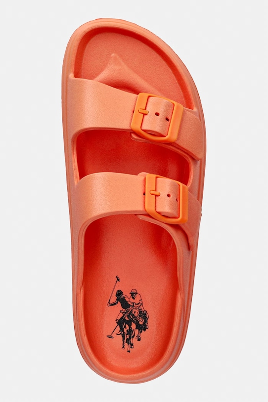 U.S. Polo Assn. klapki damskie MALIBU001 pomarańczowy MALIBU001W.6G1