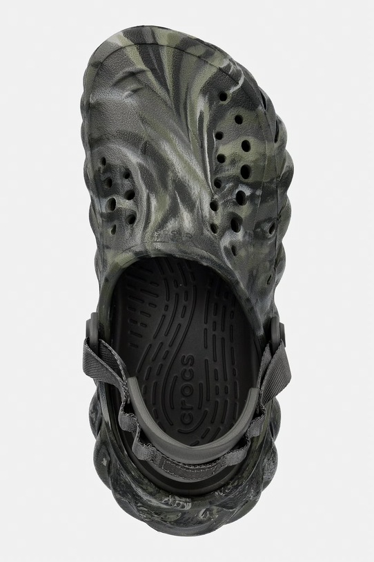 Crocs klapki mules męskie Echo Marbled Clog zielony 208454.3N4