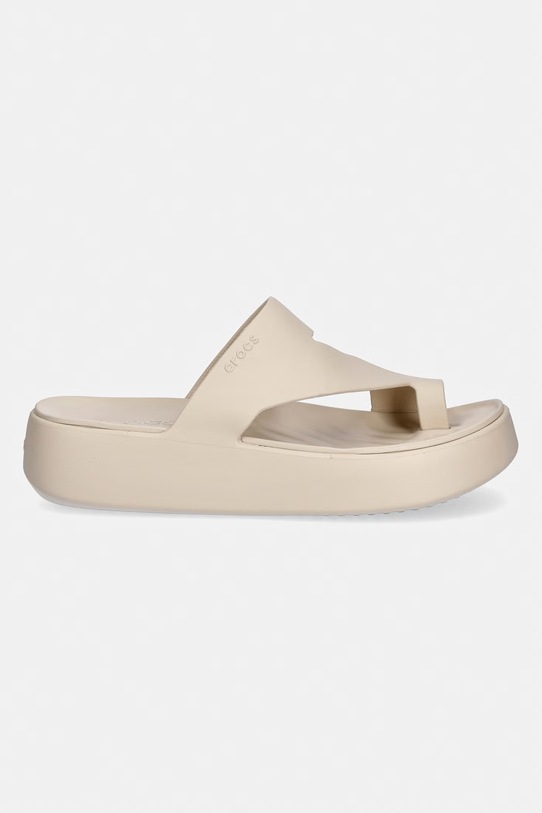 Crocs japonki Getaway Platform Toe Loop 210834.0LH beżowy SS26