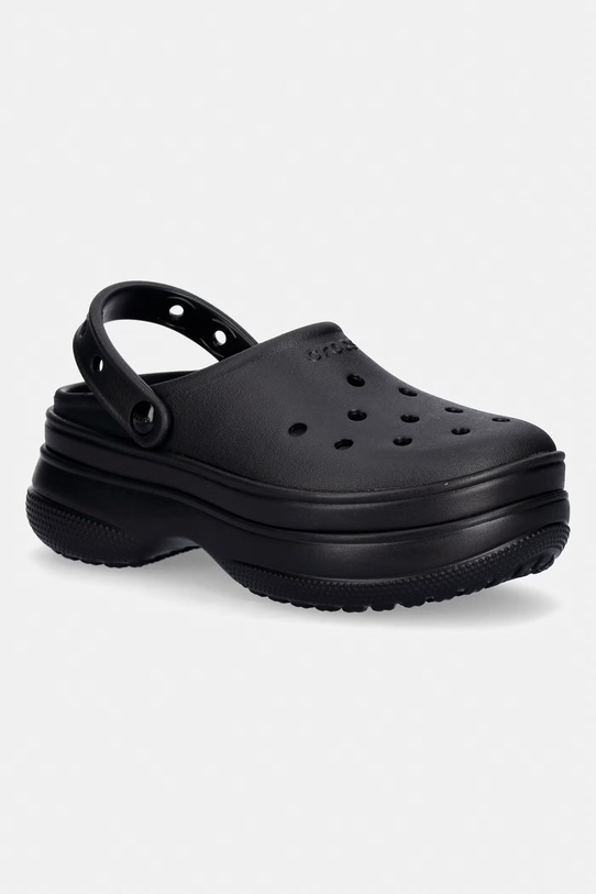 Crocs klapki Classic Stacked Clog pozostałe czarny 211355.060