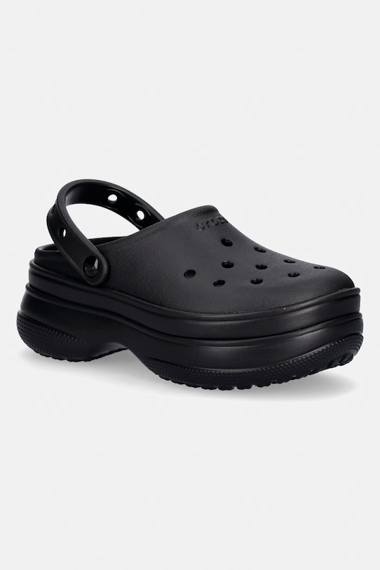 Crocs klapki Classic Stacked Clog pozostałe czarny 211355.060