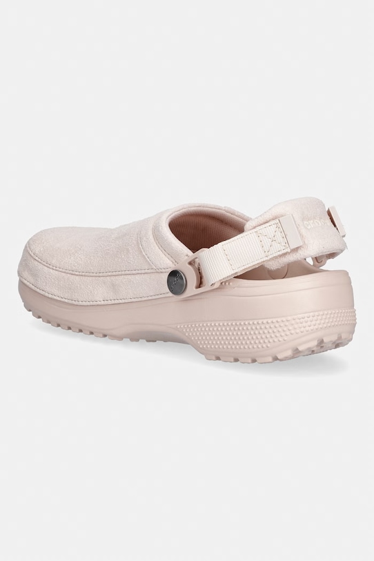 Obuwie Crocs sandały damskie Classic Crafted Vegan Suede Cg 211930.6UR różowy